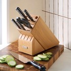 New Wusthof Gourmet 7-piece Knife Block Set   Acacia Sealed Box