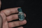 Genuine Ancient Iridescent Roman Glass Bottle With Patina Ca  1st-2nd Century Ad