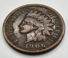 1906 Indian Head Cent F vf You Grade It  As Shown Penny Type Coin Free Ship  