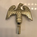 Vintage Eagle Flag Pole Topper Finial Heavy Metal Patriotic 9    1    Opening
