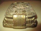 Vintage Masonic Freemasonry Jewelry Trinket Box Syroco Wood C1940s  With Cover