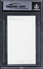 Mickey Rourke Iron Man 2  best Wishes  Signed 3x5 Index Card Bas Slabbed 3