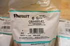 Panduit Cbx4wh-ay Surface Mount Box mini Com 4 Port white 5zwa5