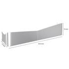 13 x10   Drop Sun Visor   5  Chopped Window Trim For 2005  Peterbilt 379 386 389