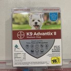  3  Medium Dog Elanco K9 Advantix Ii 2 Monthly Doses 11-20lbs Repels Ticks Fleas