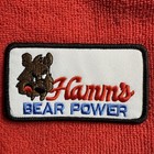      Hamms Hamm   s Beer Bear Power Vtg Patch Nos 70s Funny Rat Hot Rod Muscle Car
