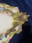 Vtg Rare Le Palme Sponge Pattern Serving Dish Platter Made In Italy
