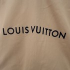 Original Louis Vuitton Beige Canvas Hanging Garment Bag W  Zipper   Hanger Open
