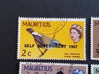 Set Of 10 Mauritius Stamps Birds 1965 Self-government Overprints