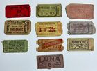 Antique 1920 s Ticket Stubs - Dance Halls-parks-beach