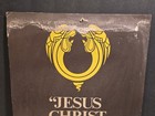 Jesus Christ Superstar Vintage 1971 Original Broadway Nyc Window Card Poster 