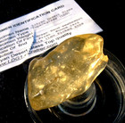 Libyan Desert Glass Meteorite Tektite Impact Specimen  177 Crt cristobalite Aaa 