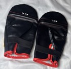 Everlast Speed Bag Boxing Gloves Black red S m Training Euc