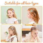 40 Pcs Baby Hair Clips  Toddler Barrettes Floral Print Non Slip Snap Clips  1 5 