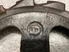 Vintage John Deere Cast Iron Planter Plate Jd In Casting