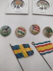 Vintage Pins And Button Assorted Lot Of 13