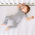 2 Pack Waterproof Quilted Baby Crib Mattress Protector  Fitted Deep Pocket  Soft