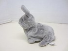 Furreal Friends Grey Bunny Rabbit Newborn Baby 2009 Hasbro Plush Works
