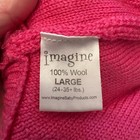 Imagine Baby Products 100  Wool Diaper Cover Soaker Pink Large