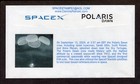 Polaris Dawn Launch - Spacex - Spacestamps1 Cachet