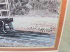 Carl B Salter L n 226 Caboose Signed  Numbered 134 200 Railroad Print Framed