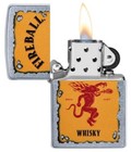 Zippo Fireball Whisky Lighter With Fireball Logo  29852  New In Box