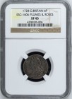 1728-great Britain Sixpence-esc 1606 Plumes And Roses  xf 45-ngc  George Ii