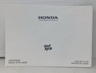 2021 Honda Crf110f Owners Manual
