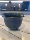 Vintage Ceramic Signed Stoneware Glazed 1974 Blue Pottery Pot Planter Vase Home