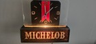 Vintage Michelob Light Beer Light Up Sign And Clock 1970   s Works  18    X12   