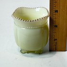 Le Sueur Mn Minnesota Uranium Custard Souvenir Antique Glass Trinket Cup