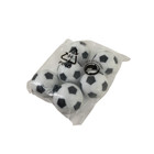6-pack Replacement Foosball Balls     Classic Black   White Soccer Design
