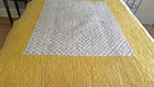 Antique French Provencal Early 19th C  Courtepointe Fenetre Quilt B026