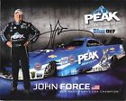 John Force Nhra Autographed Hero Card Top Fuel Funny Car 2017