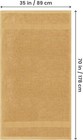 Jumbo Bath Sheet 2 Piece - 600 Gsm 35x70 Inches 100 Ring Spun Cotton - Highly Ab