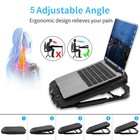 Fr Macbook Air 13 M2 Laptop Cooling Pad 4 Fans Gaming Notebook Cooler Led Fan Us