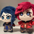 Anime Arcane   league Of Legends Caitlyn Vi Plush Doll Figure Collection Toy Gift