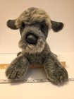 Applause   Jockline 1986 Gray Schnauzer Pup Dog Plush Avanti Baby Animals 12  