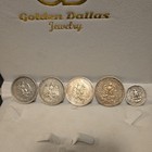 Mexican 1 Peso Silver Coins Radiant Cap Design 1954   Us Quarter Mixed Lot