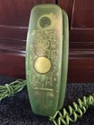 Vintage Conairphone Transparent See-through 90s Corded Telephone Green - Works