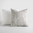 2-pack Of Stylish And Textured 100  Cotton Comfort Cozy Slub Decor Throw Pillows