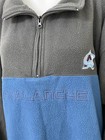Blue Line Fleece Jacket Men 2xl Blue Colorado Avalanche Nhl Team Logo Embroidery