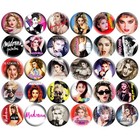 Madonna 80s Pop Queen Of Pop 1 5  Pinback Buttons Mtv Retro Music  30 Pins Set