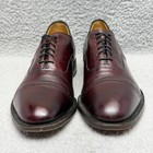 Johnston Murphy Aristocraft Aldrich Ii Mens Size 10 Dress Shoes Burgundy Leather