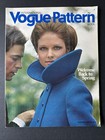 Vintage International Vogue Pattern Sewing Book Magazine Feb March 1972