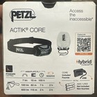 Petzl Actik Core 600 Lumen Hybrid Headlamp - Grey  e065aa00    Sealed