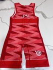 Japan Wrestling Singlet Red Adult M  dium And Small   Message Before Buying 