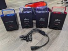 Chauvet Freedom Par Tri-6 Wireless Stage Lights  set Of Four 