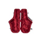 Crossrock Alto Saxophone Case Abs Molded Hardshell With Accessory Pocket   Strap