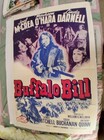 Vintage  buffalo Bill  Movie Post  1944 Maureen O   hara  Linda Darnell